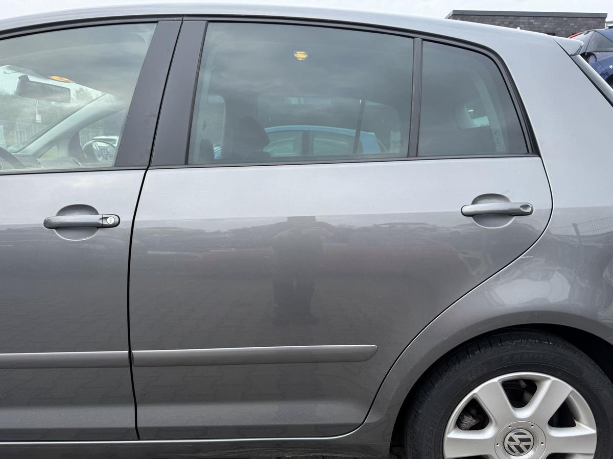 VW Golf Plus original T&uuml;r hinten links LA7T United Grey Rohbau Bj.2005